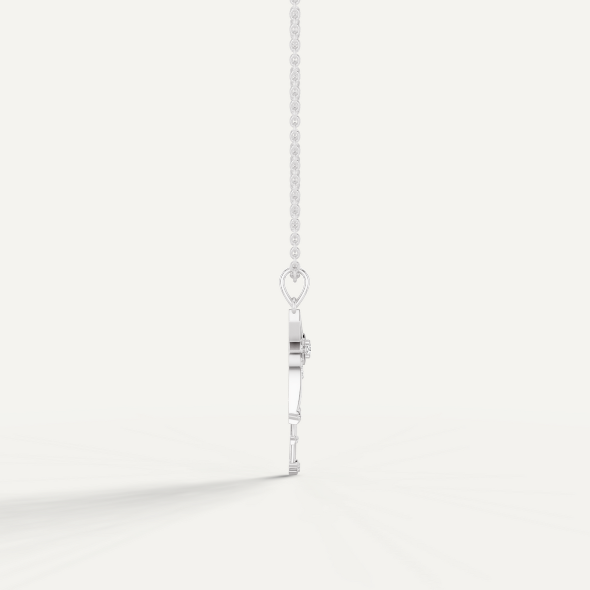 Skyfall, Shooting Star Pendant in 14K White Gold