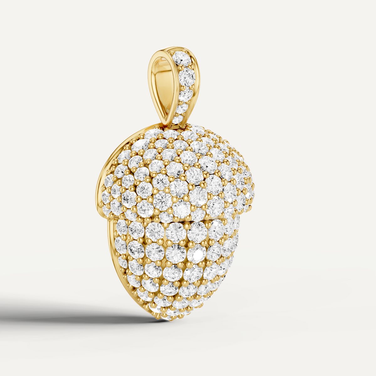 Oaklore, Acorn Pendant in 14K Yellow Gold