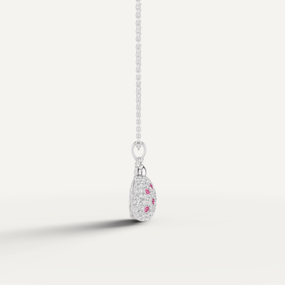 Miss Bug, Bug Pendant in 14K White Gold