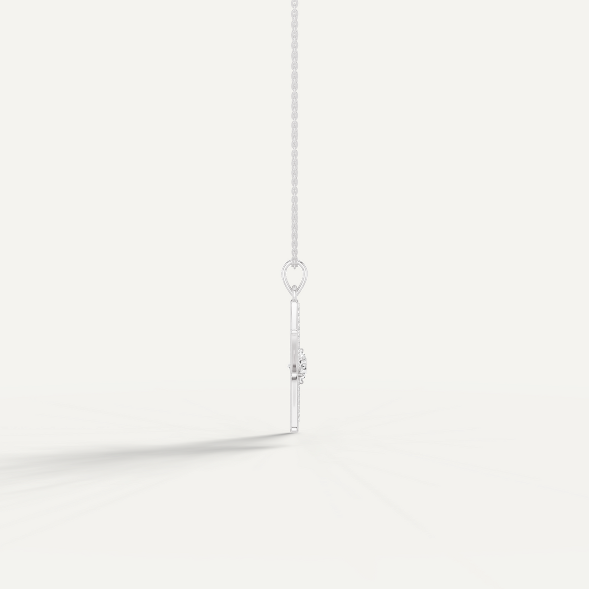 Seastar, Starfish Pendant in 14K White Gold