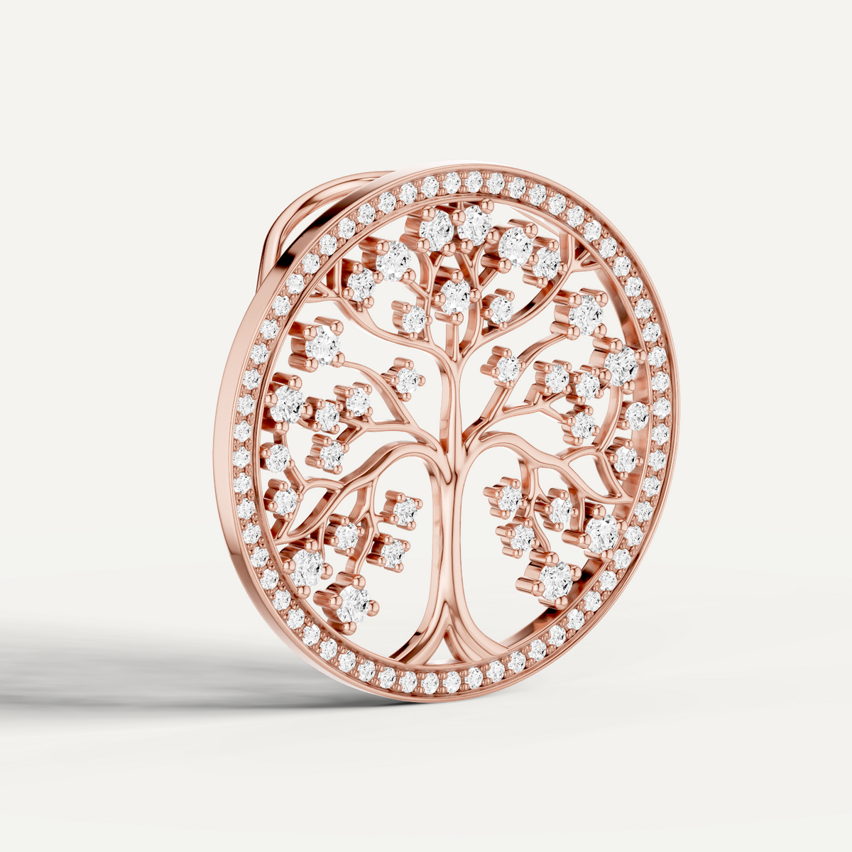 Arbora, Tree of Life Pendant in 18K Rose Gold