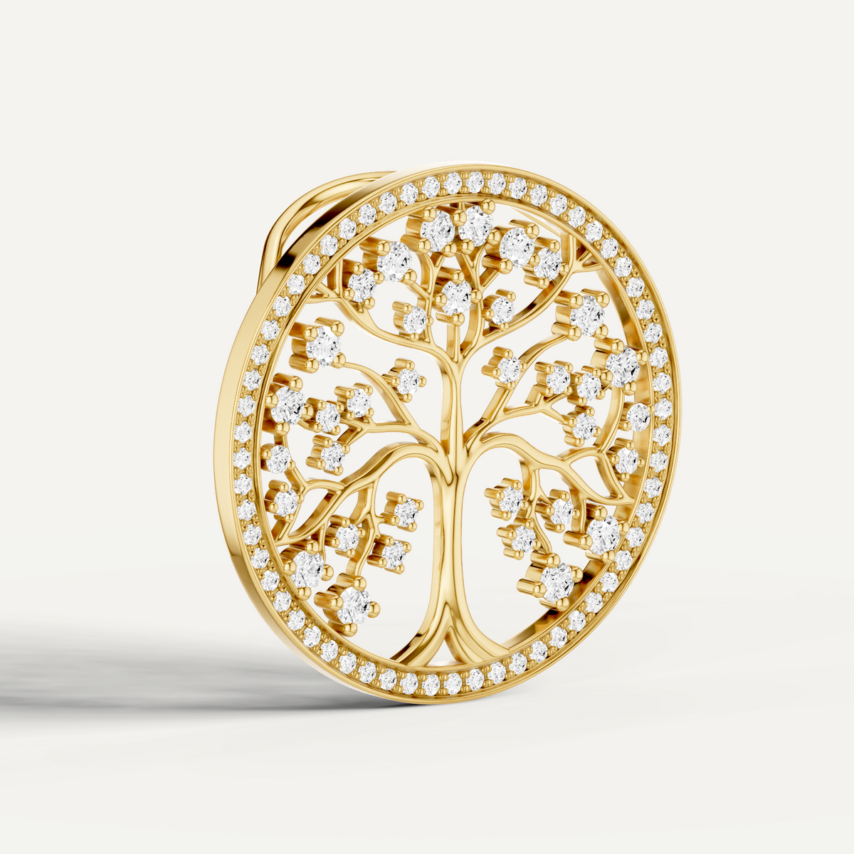 Arbora, Tree of Life Pendant in 18K Yellow Gold