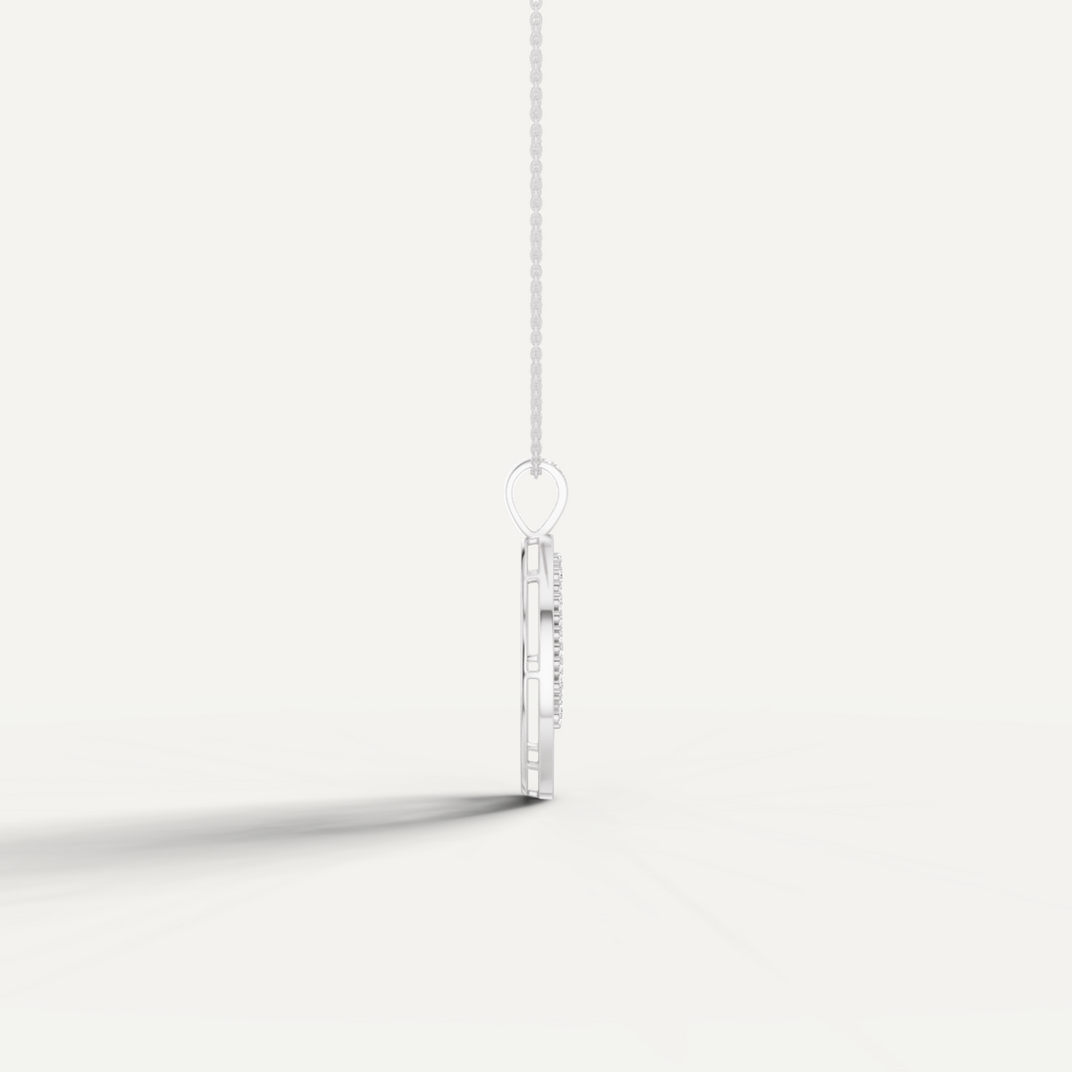 Vita, Tree of Life Pendant in 18K White Gold