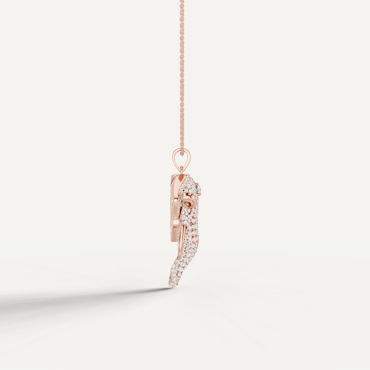 Varana, Elephant Pendant in 18K Rose Gold