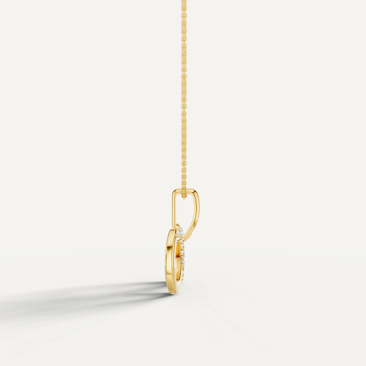 Eternia, Infinity Pendant in 14K Yellow Gold