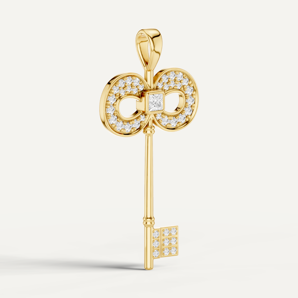 Keeley, Key Pendant in 14K Yellow Gold