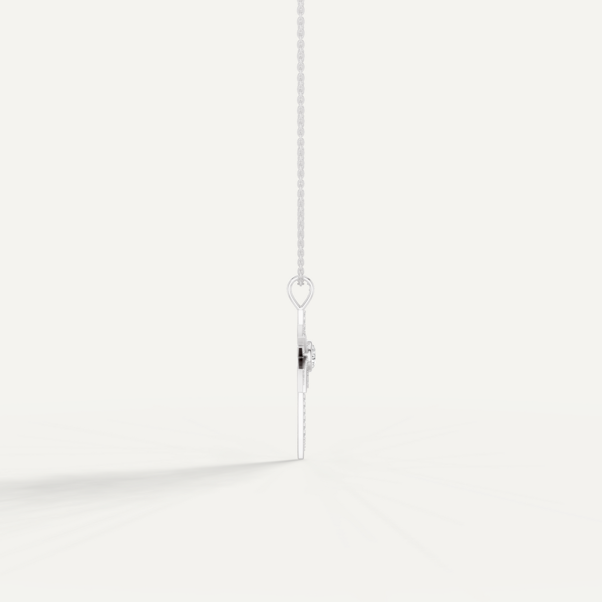 Skyglint, Shooting Star Pendant in 14K White Gold