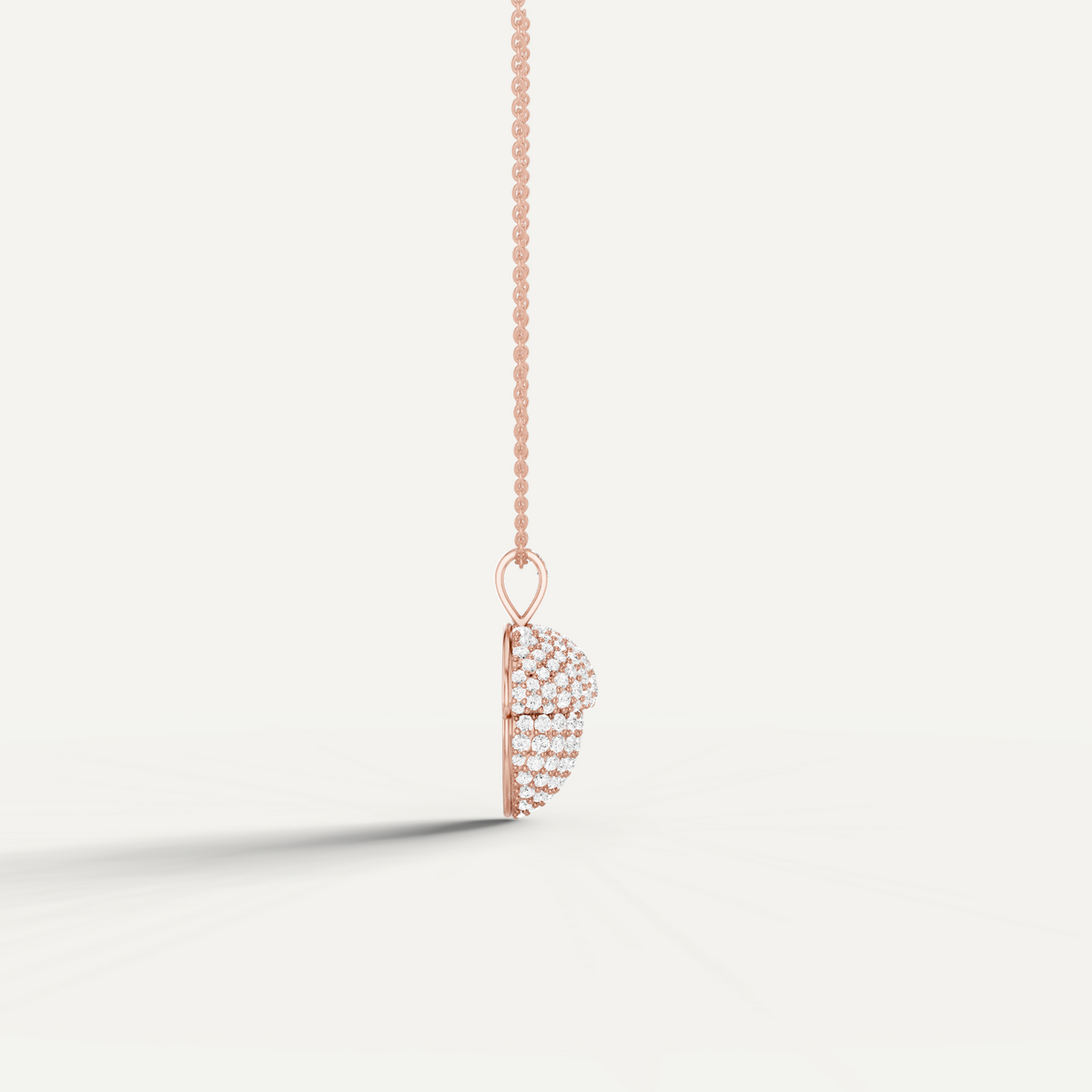 Oaklore, Acorn Pendant in 14K Rose Gold