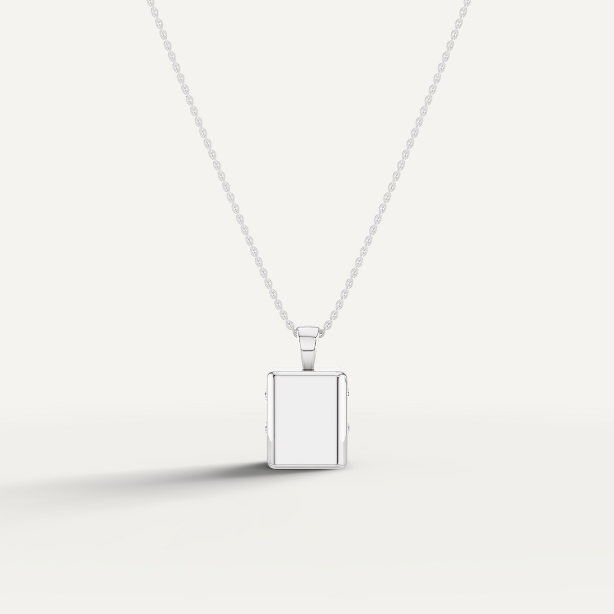 Risket, Dice Pendant in 18K White Gold