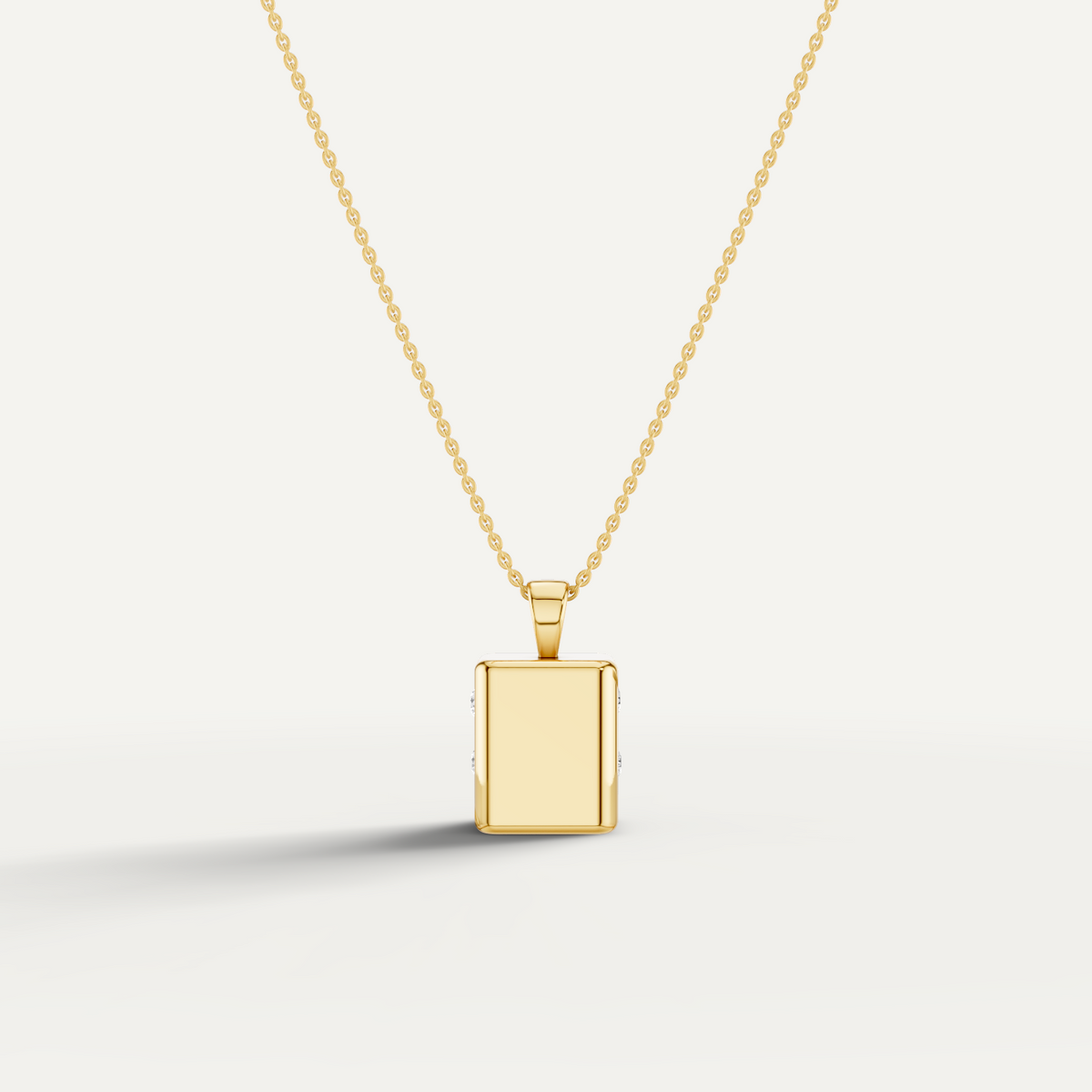Risket, Dice Pendant in 18K Yellow Gold