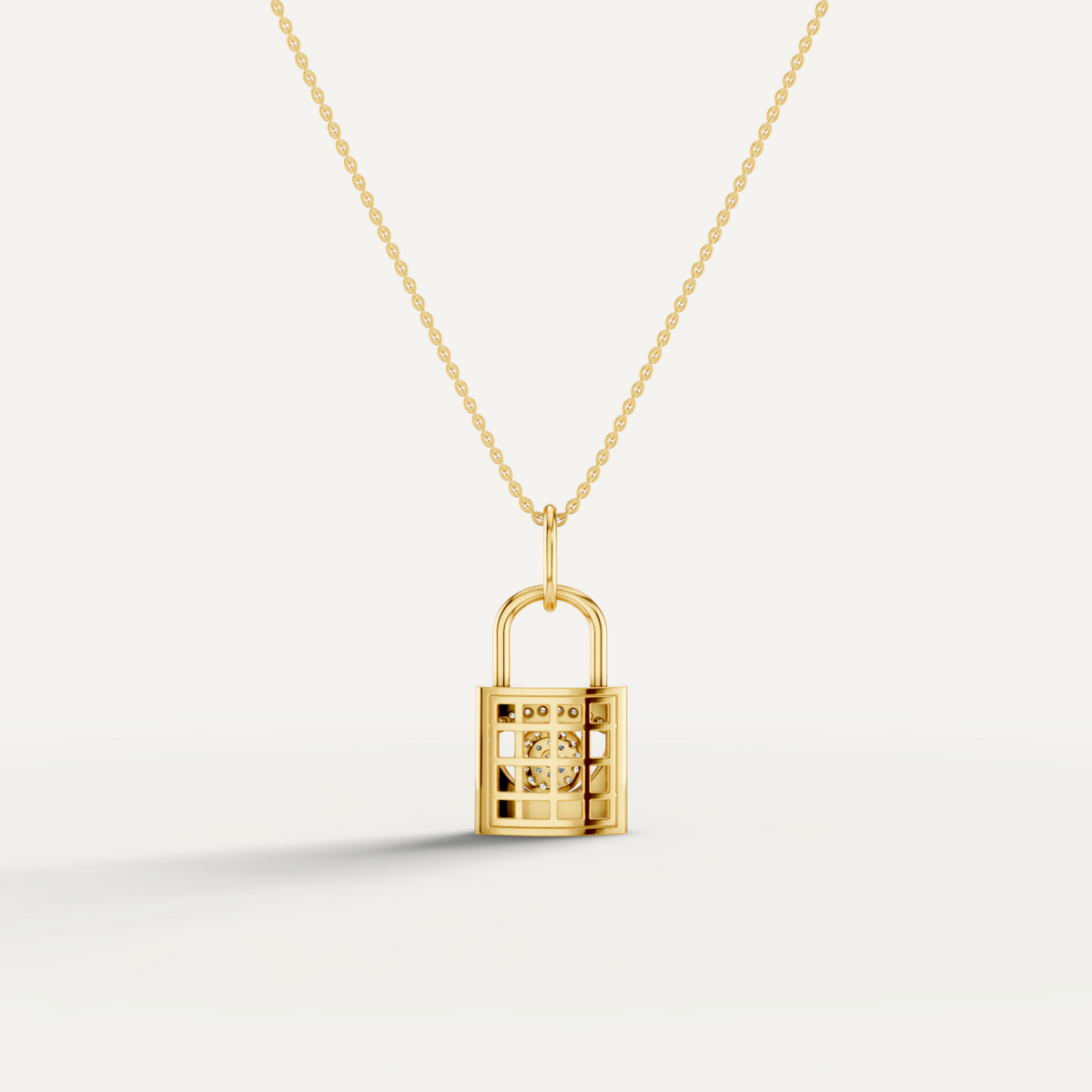 ILOCH, Evil Eye Pendant in 18K Yellow Gold