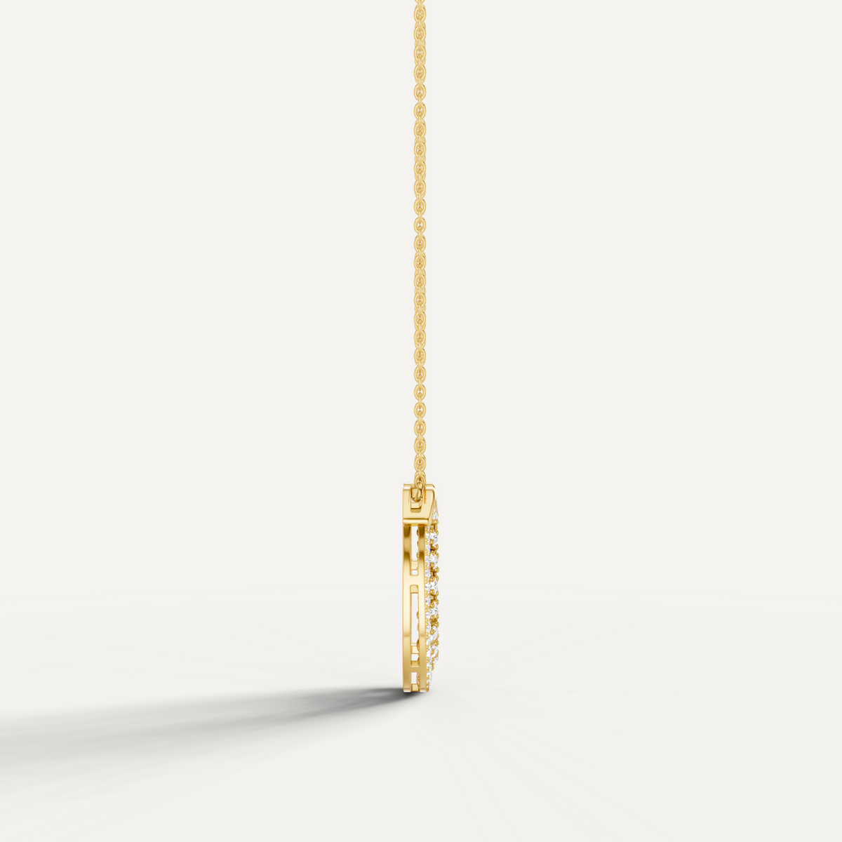 Luckspur, Horseshoe Pendant in 18K Yellow Gold