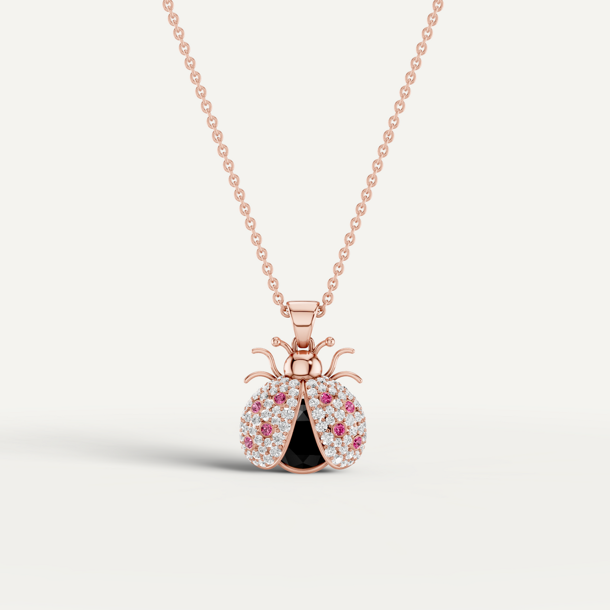 Miss Bug, Bug Pendant in 18K Rose Gold