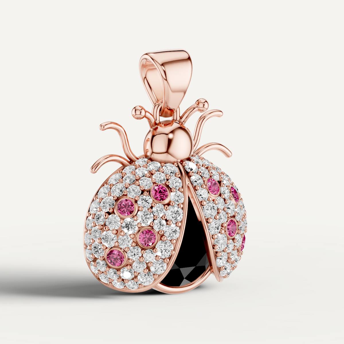 Miss Bug, Bug Pendant in 14K Rose Gold