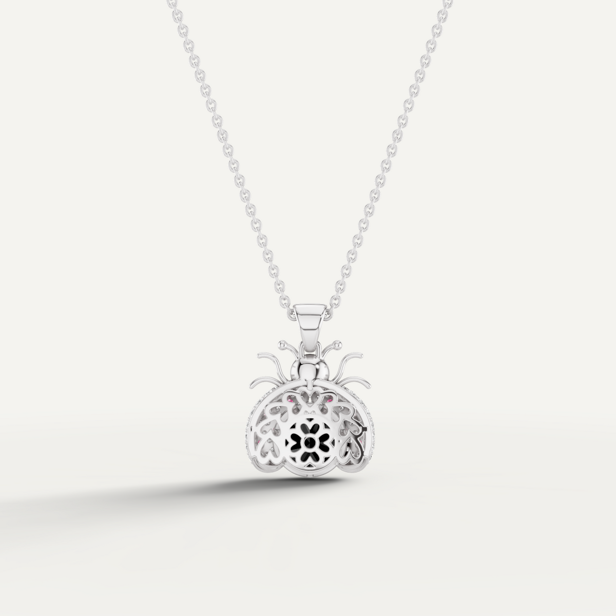 Miss Bug, Bug Pendant in 14K White Gold