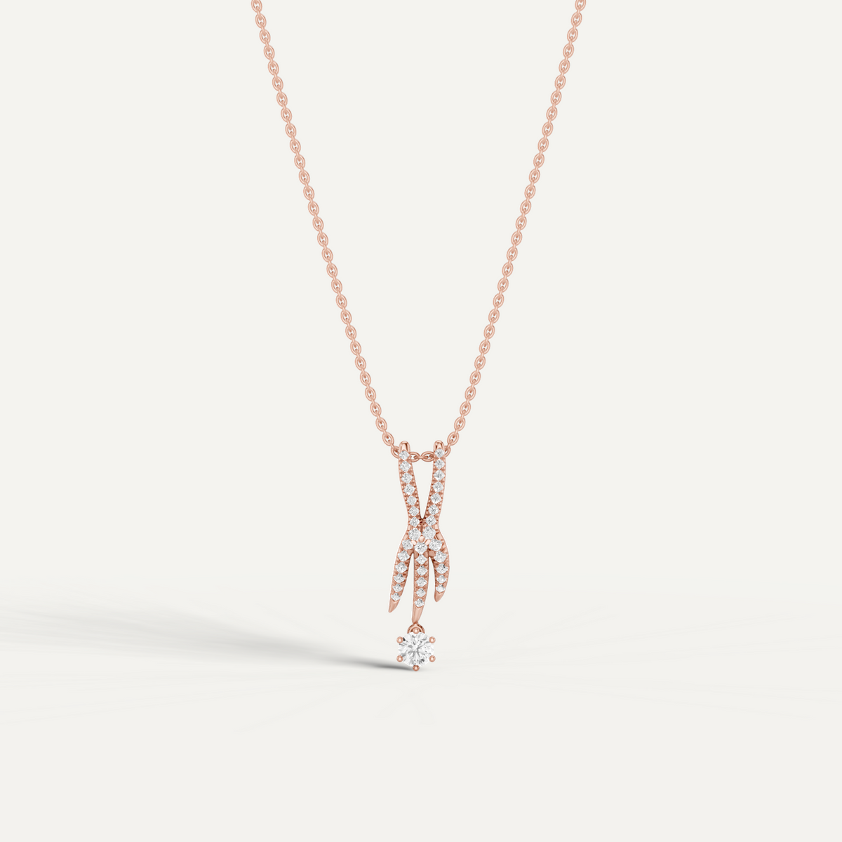 Lightfoot, Rabbit’s Foot Pendant in 18K Rose Gold