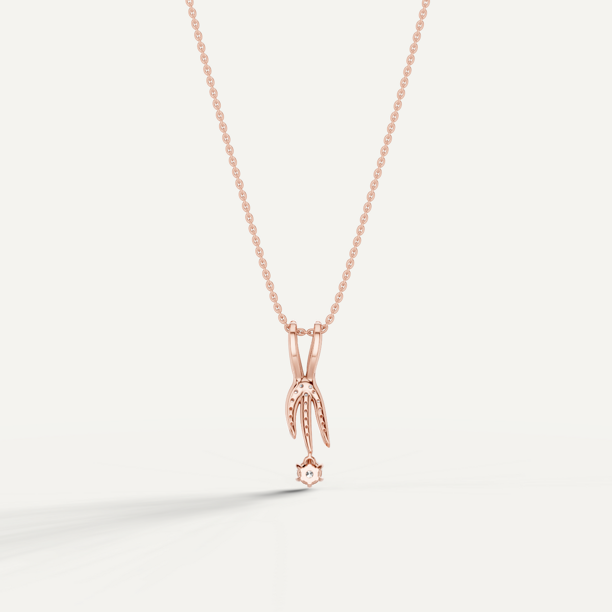Lightfoot, Rabbit’s Foot Pendant in 18K Rose Gold