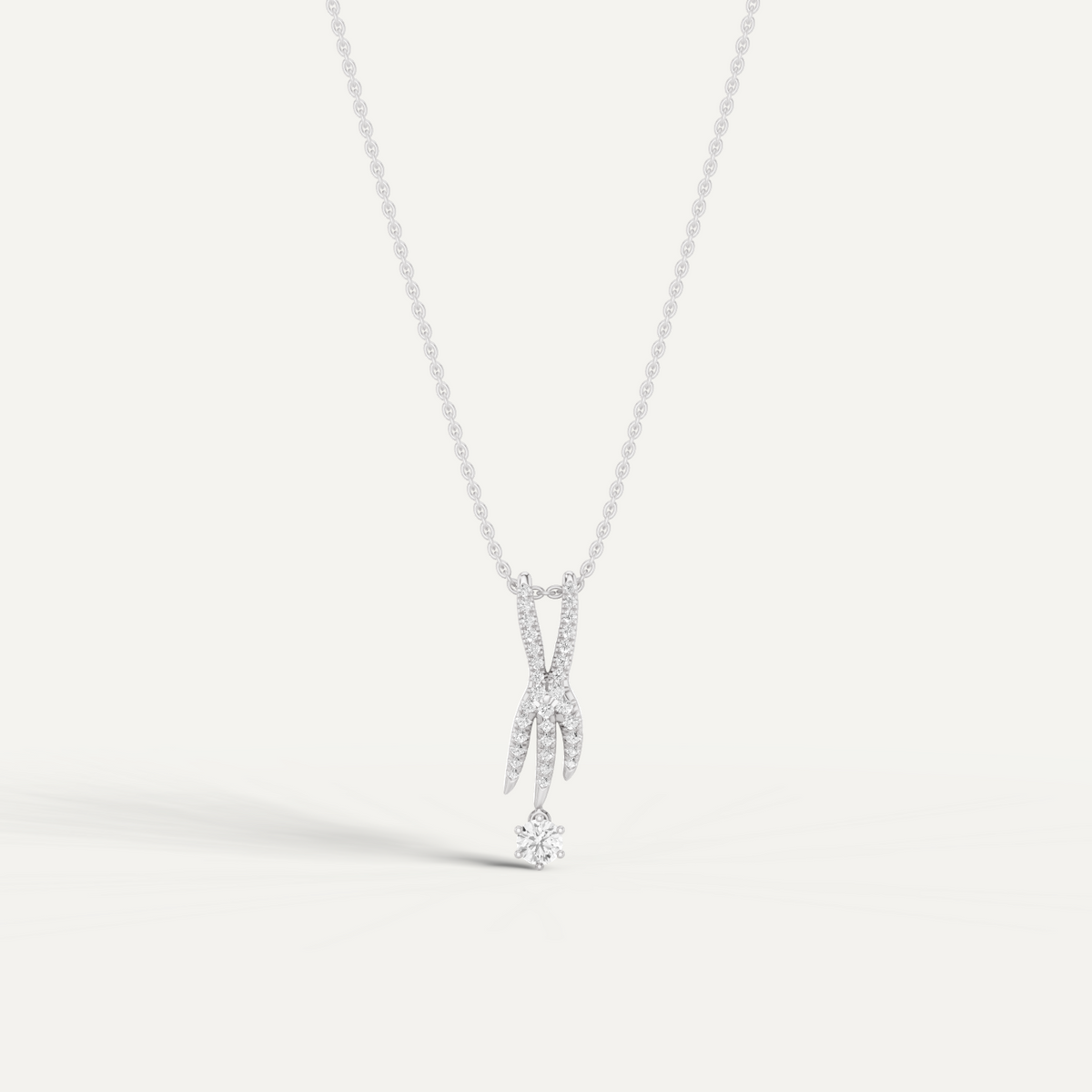 Lightfoot, Rabbit’s Foot Pendant in 18K White Gold