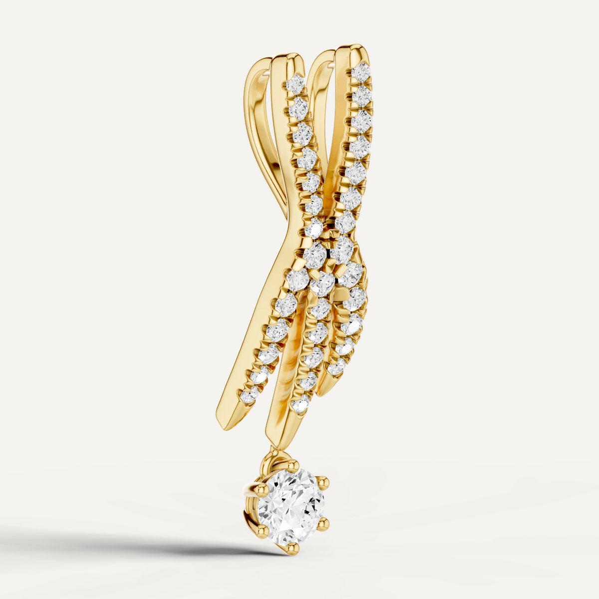 Lightfoot, Rabbit’s Foot Pendant in 18K Yellow Gold