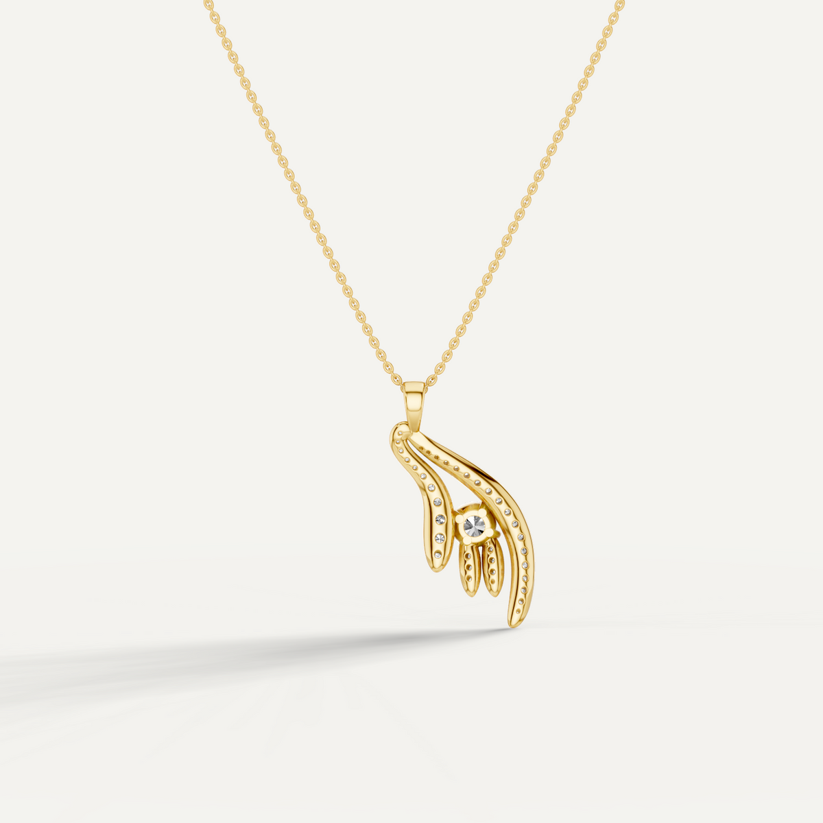 Pawluck, Rabbit’s Foot Pendant in 18K Yellow Gold