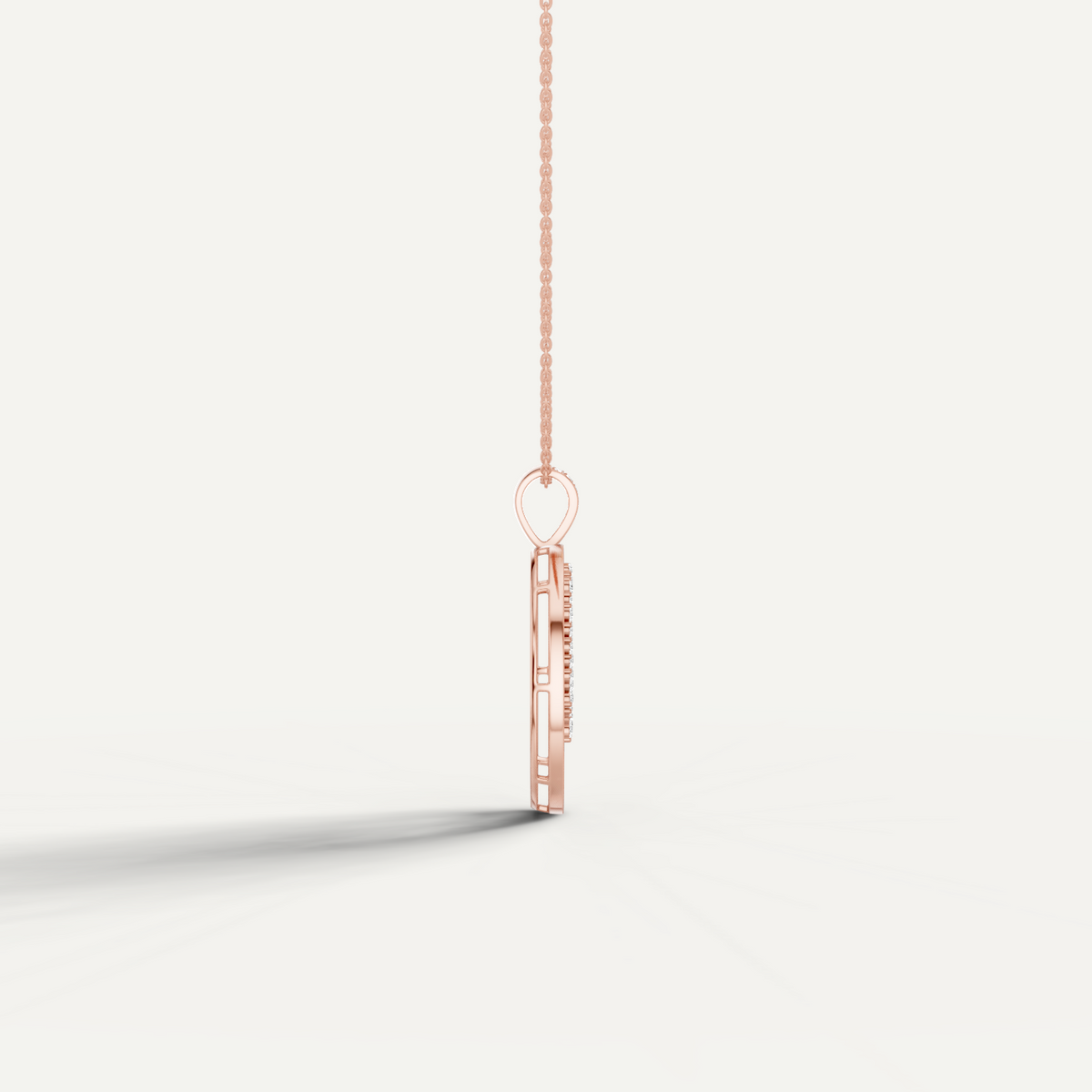 Vita, Tree of Life Pendant in 18K Rose Gold