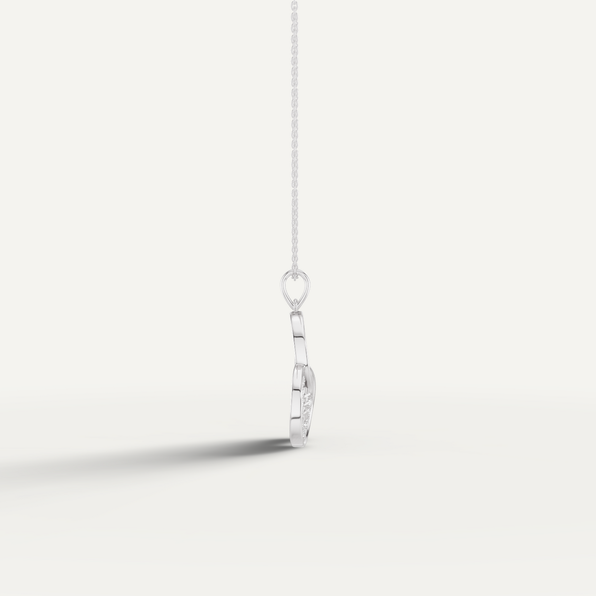 Chiclove, Feng Shui Pendant in 14K White Gold