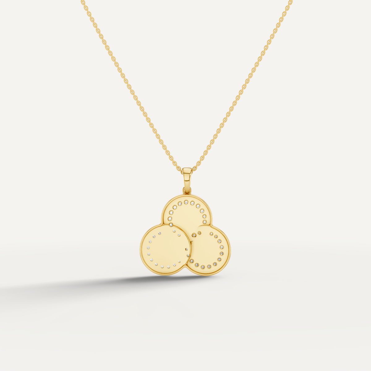 Chiclove, Feng Shui Pendant in 14K Yellow Gold